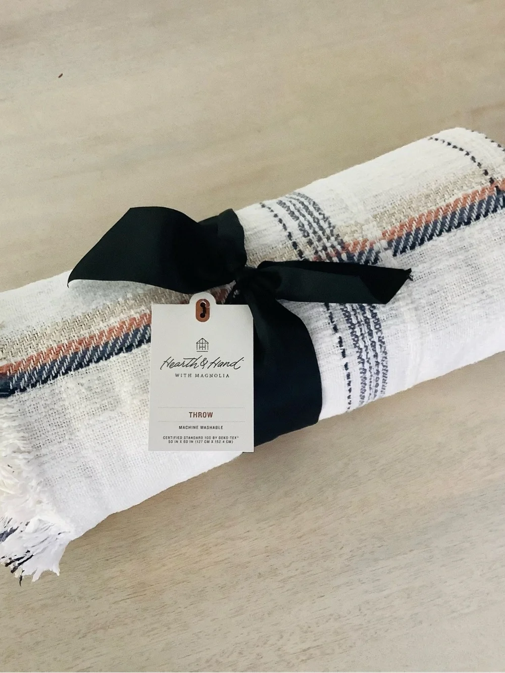 Hearth & Hand plaid throw